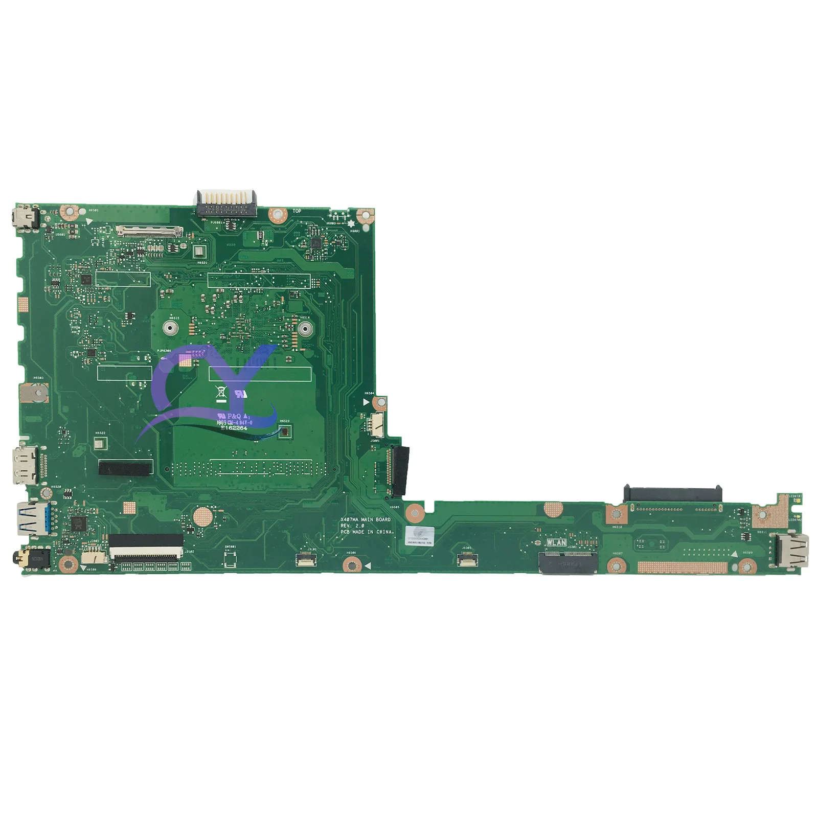 Dinzi x407ma Laptop-Motherboard für asus asus vivobook 14 _ asus x407ma x407m mainboard pentium n5000 n4000/4100 ddr4 funktions fähig