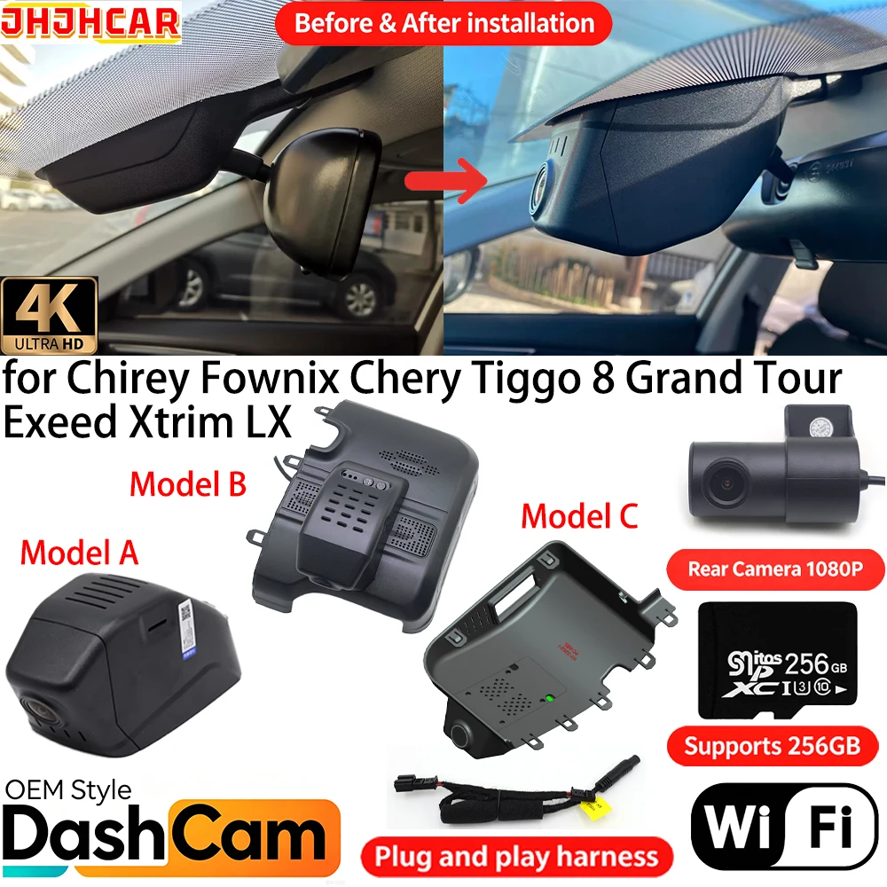 Car Parking Sensor 8 Sensor Front Rear - Cámara DVR 4K OEM con Wifi