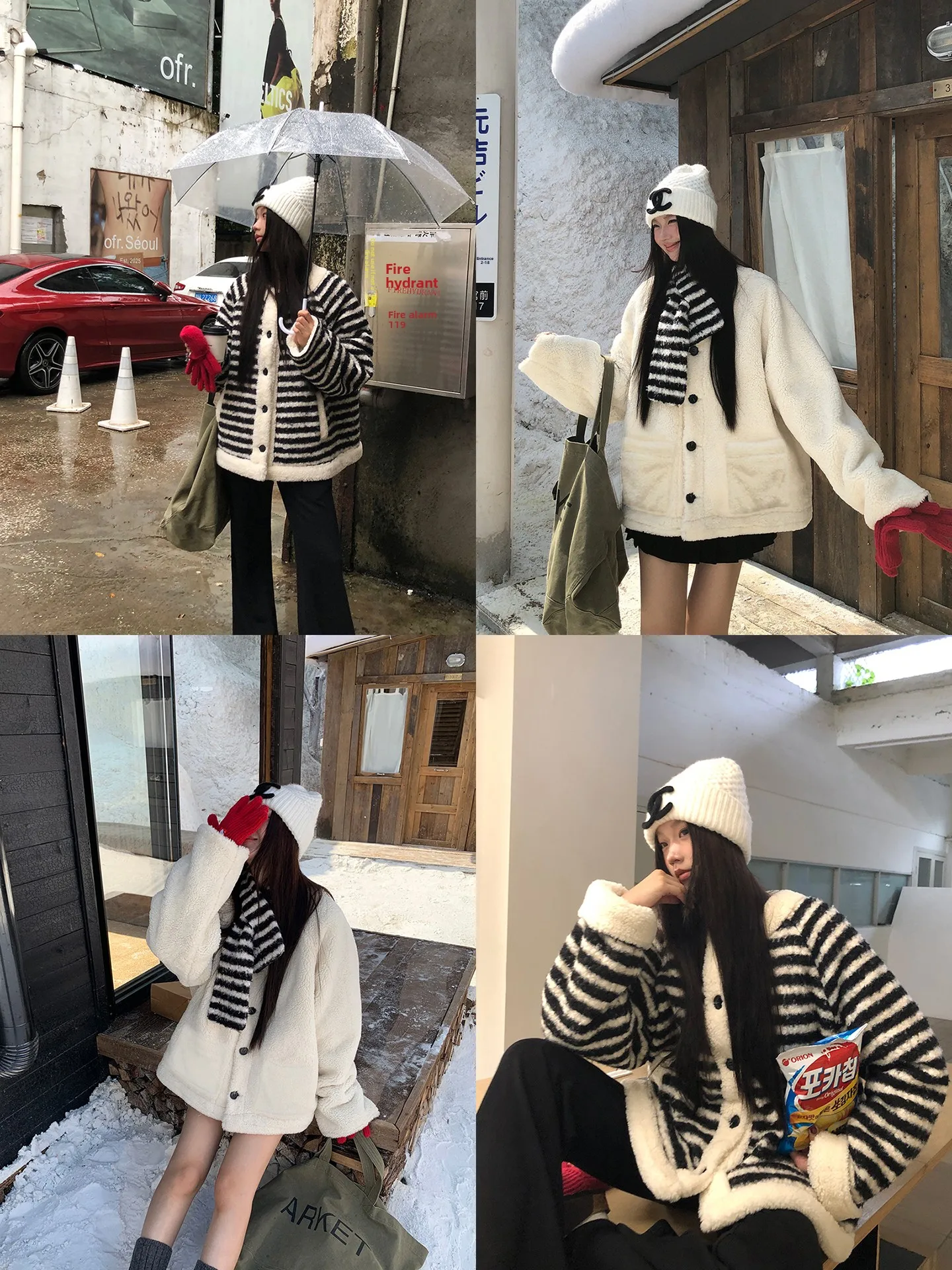 

Красное женское хлопковое пальто Celebri Studio, осень-зима 202, новое модное пушистое дэт, корейское хлопковое пальто, хлопковая одежда в полоску