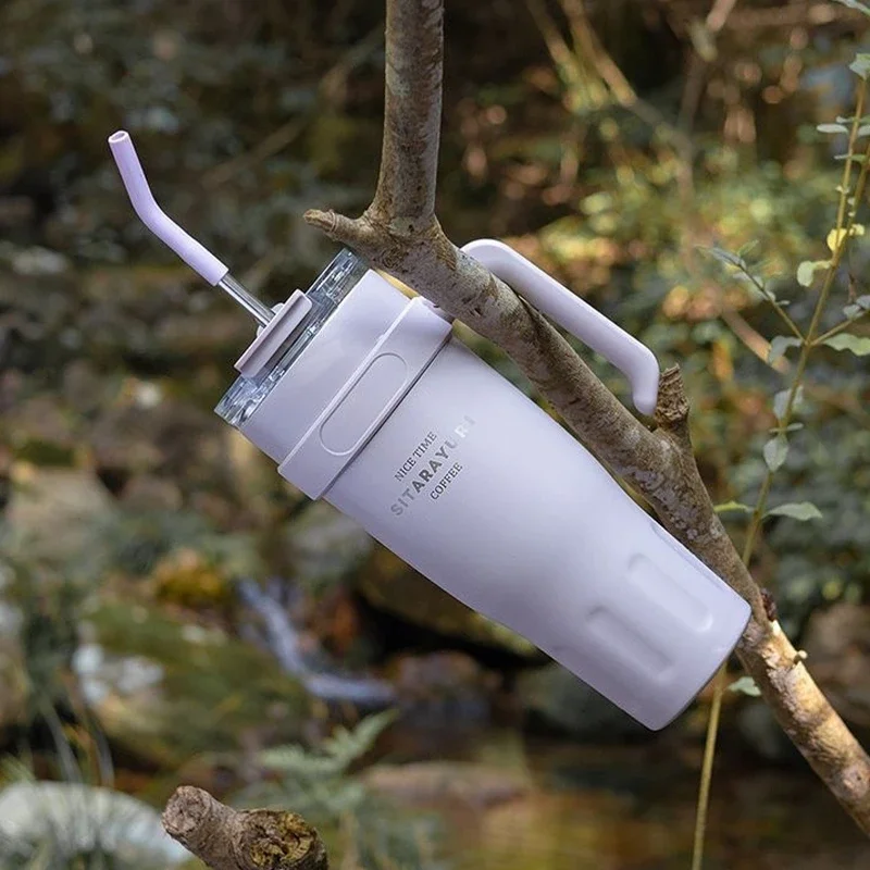 

40oz Tumbler Water Bottle Keeps Cold Stainless Steel Drinking Bottle Coffee Cup Thermal Mugs Outdoor Sports Gym Water Bottle