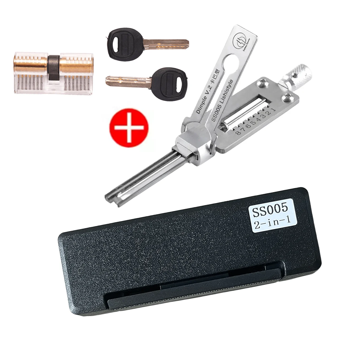 LSIHI 2NI1 Style KABA Lock Open Tool Locksmiths tool Civil lock Core STainless Steel Lock Pick Tool