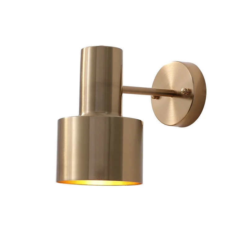 

Nordic light luxury living room background wall wall lamp