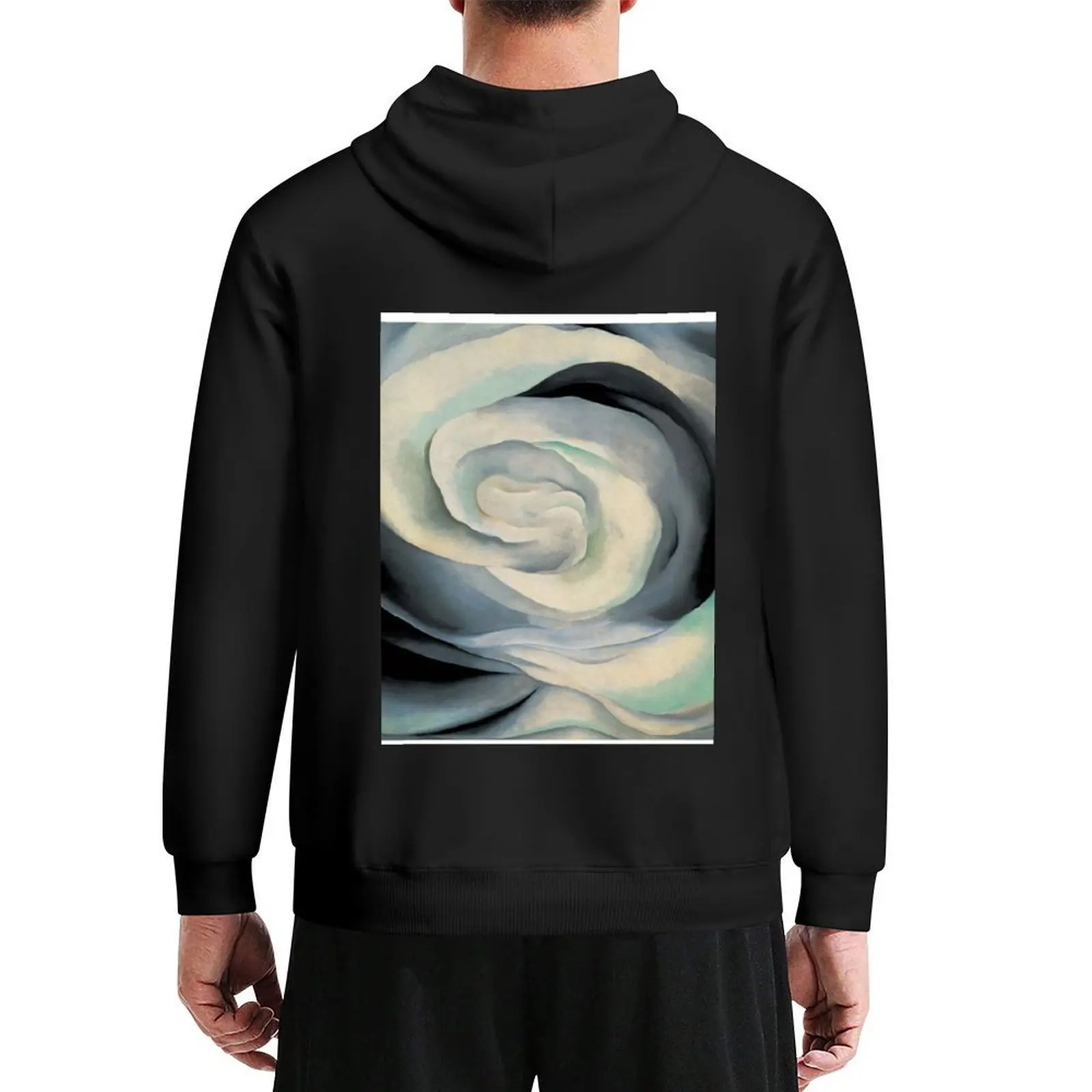 

Georgia Flowers Abstract Hoodie winter clothes autumn aesthetic clothing men's sweat-shirt set hoodie streetwear