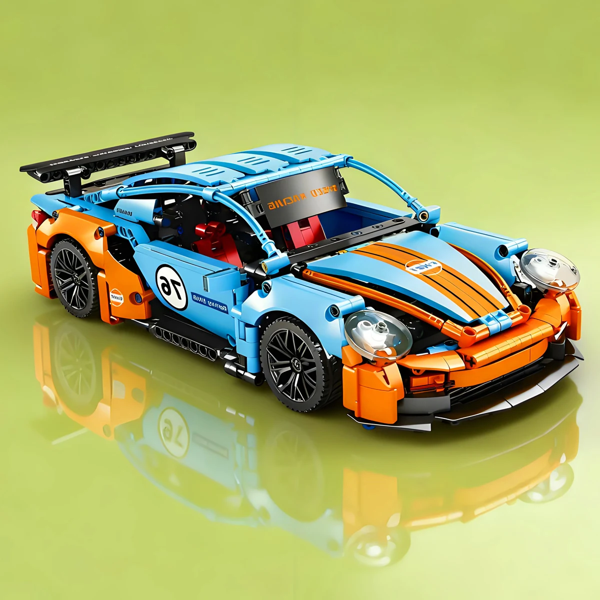 Bloc de voiture de Sport technique course MOC ville voitures rétro RSR Vechiel modèle bloc de construction briques ensemble jouets cadeaux idée bricolage