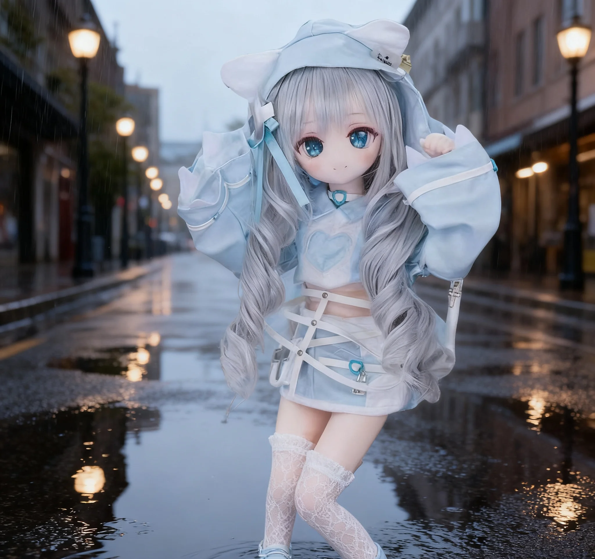 40cm BJD Full Body Mini Anime Decoration Doll Silicone Moveable Joints Small Handmade Doll Anime Model Statue Toys Action Gift