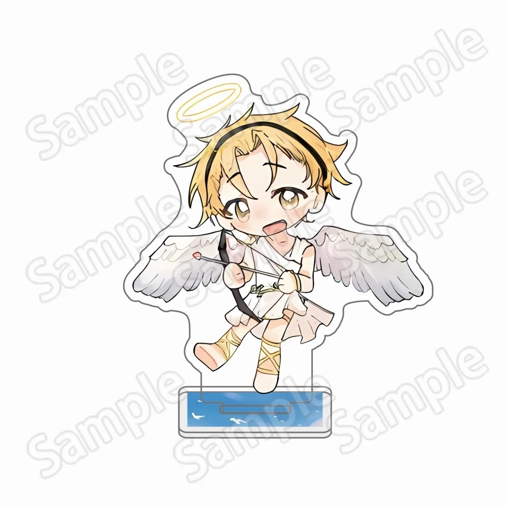 Anime Comic Phantom Busters Mogari Kaoru Eugene Acrylic Stand Keychain 10cm Character Figure Desktop Decoration Collection Gift