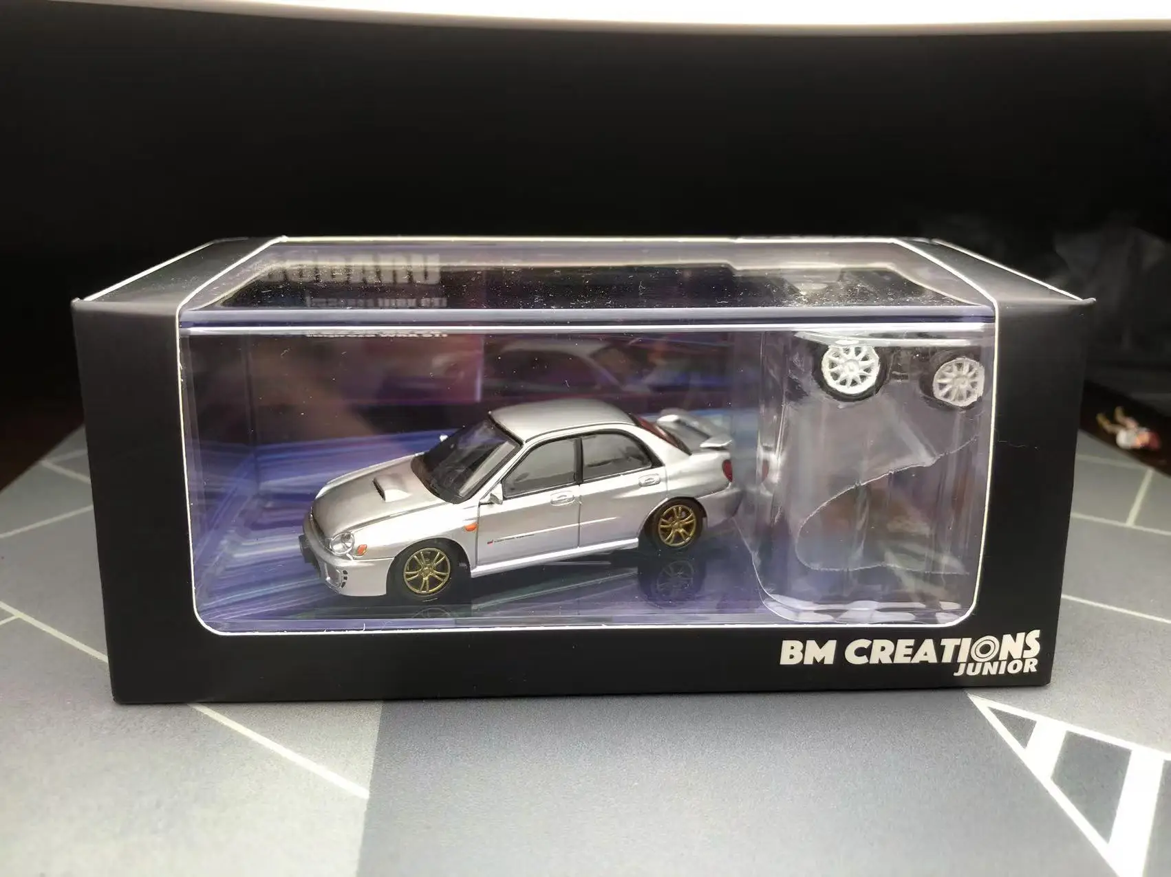 BM Creations 1:64 2001 Impreza WRX STi Diecast Diecast Model Car Collection Limited Edition Hobby Toys