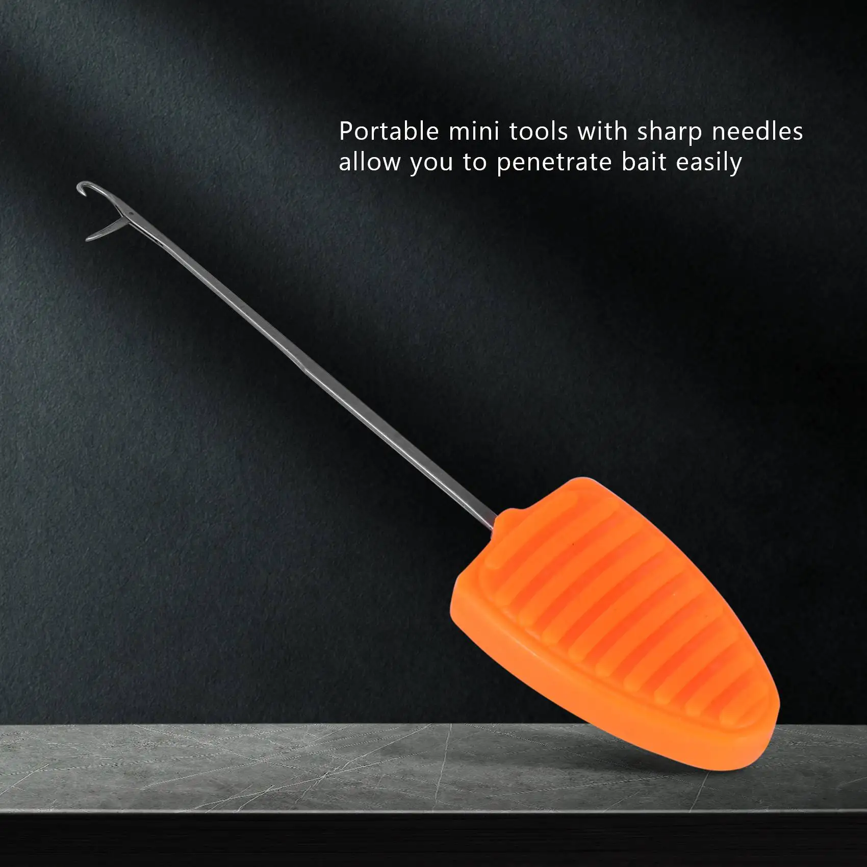 Carpa pesca chumbo núcleo, agulhas de emenda, broca boilie, acessórios para pesca da carpa, 9,5 centímetros, 4pcs