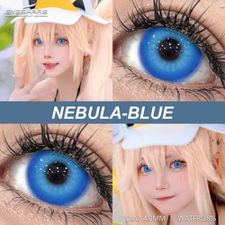 EYESHARE 2 pezzi lenti a contatto Cosplay per occhi Anime lenti colorate per occhi contatto blu Halloween belle lenti per gli occhi annuali della pupilla