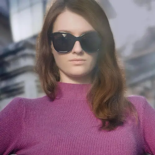 Imagen 2 del producto ZENOTTIC 2024 gafas de sol polarizadas de mariposa para mujer, gafas de sol de protección UV400 para mujer, gafas de sol cuadradas de gran tamaño a la moda ZS2227