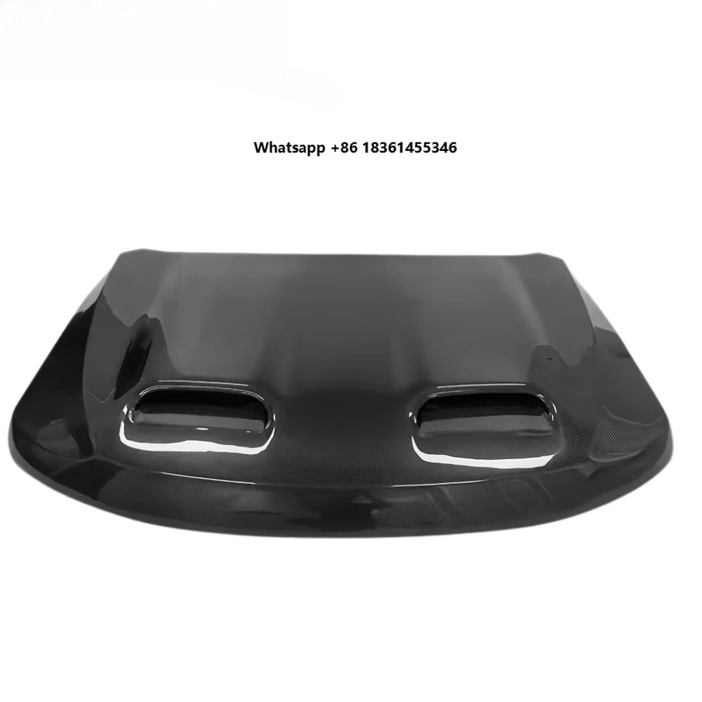 

For 2013-2023 Grand Cherokee SRT Style Dual Hole Carbon Fiber Engine Hood