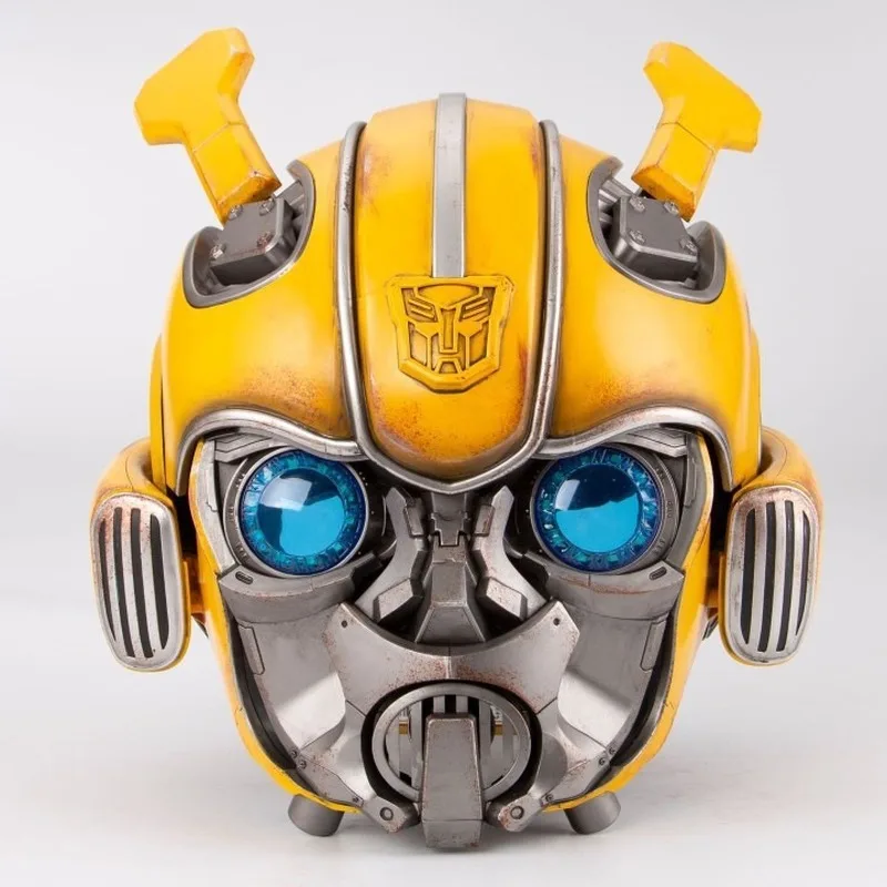 Bumblebee Helmet 1:1 Transformers Voice Control Helmet Anime Periphery Abs Toys Handsome Birthday Gift Wholesale Skyreach Pillar