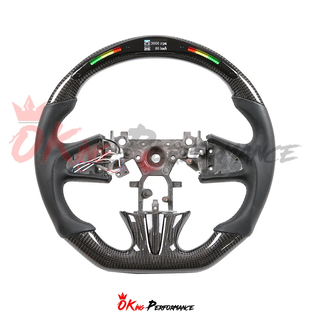 

Custom Made LED Display Carbon Fiber Steering Wheel for Infiniti Q50 Q50S 2013-2017