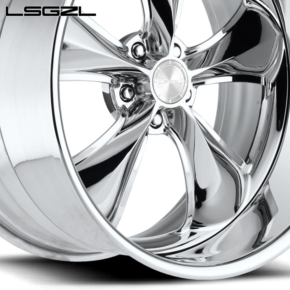 Custom Forged 5 Spokes Deep Concave Deep Dish Alloy Rim 5x114.3 5x130 5x120 20 22 24 26 Inch Wheels For Cadillac Ram Chevrolet