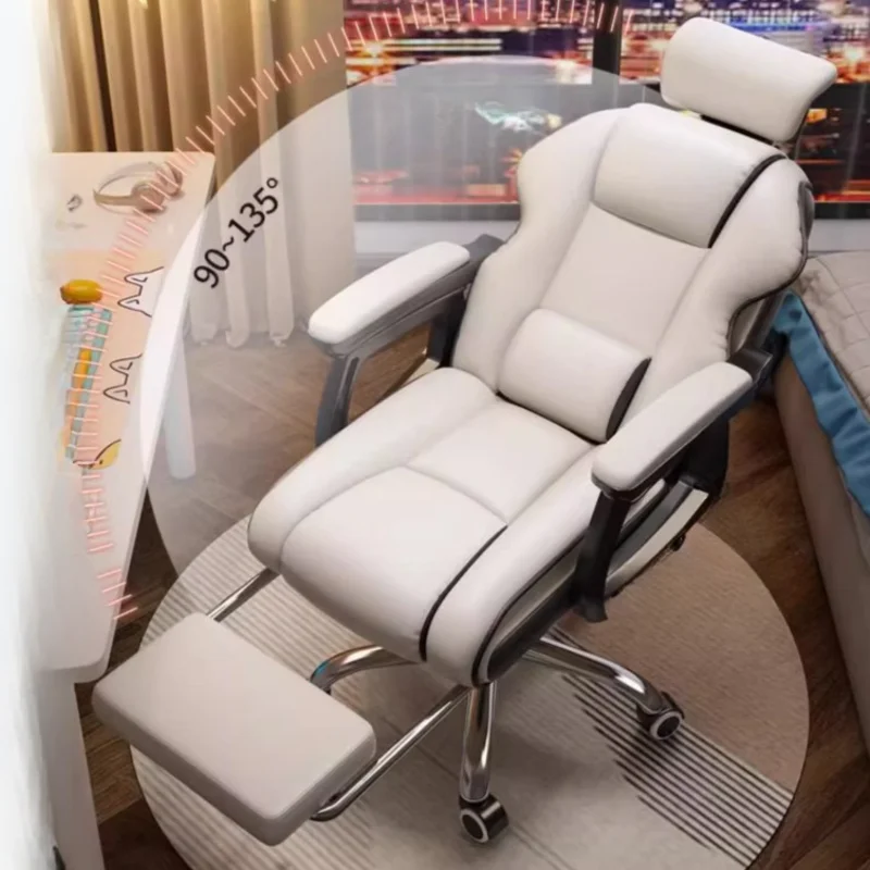 

Rotating Support Office Chair Fancy Design Ergonomic Adjustable Office Chair Mobile Armchair Sillas De Oficina Home Furniture