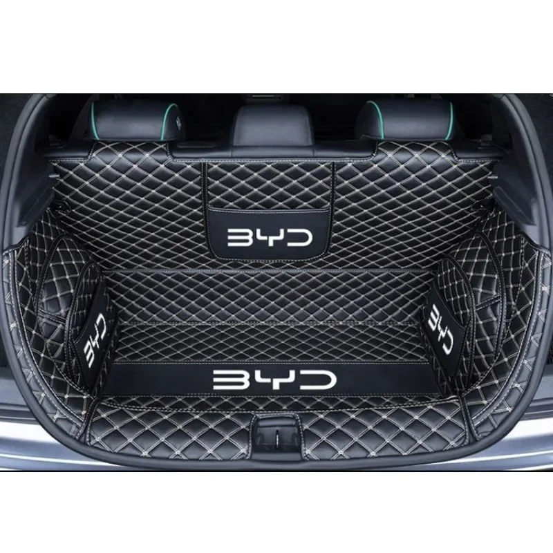 New! For BYD Dolphin 2023-2024 Car Trunk Waterproof Liner Tray Cargo Anti-Slip Boot Rear Floor Trunk Mat Storage Pad