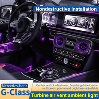 8/64 Colors Air Turbine Vent Ambient Light Vents Car Parts for Mercedes-Benz G-Class(W464) G350 G500 AMG G63 Colors 2018-2025
