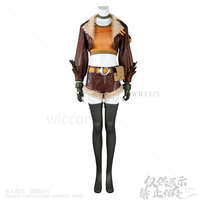 Anime Rivals Cosplay Squirrel Girl Costume Furry Doreen Green Uniform Coat Pants Earwear Sexy Suit For Girls Woman Customized