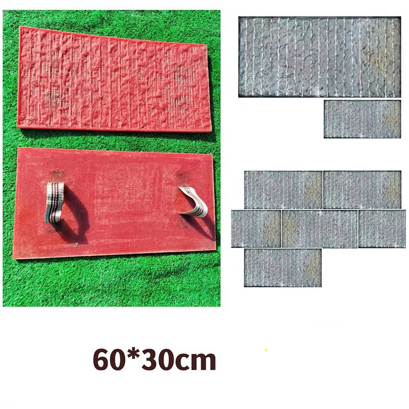 Artificial Stamping Floor Mold Culture Stone Wall Pattern Cement Imitation Embossed DIY