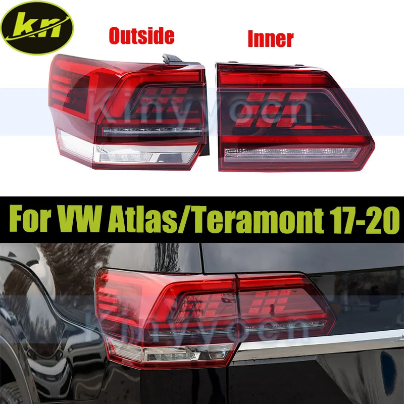 Задний фонарь заднего бампера, задний фонарь для Volkswagen Atlas/Teramont 2017-2020, задний фонарь, стоп-сигнал
