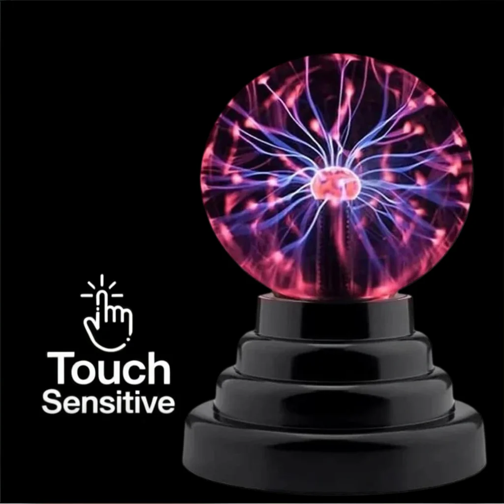 Boule de Plasma magique lampe tactile verre LED veilleuse pour enfants chambre décor fête de noël atmosphère éclairage cadeau d'anniversaire jouet