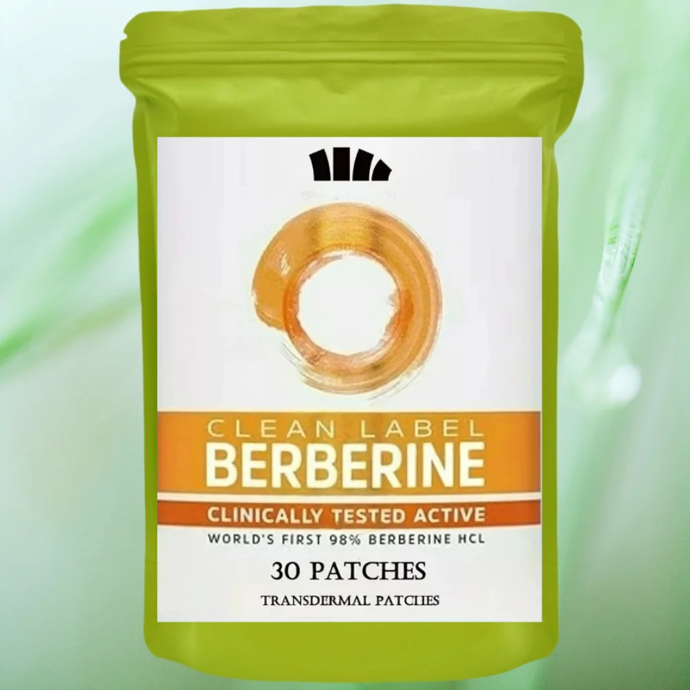 Berberine Transdermal Patches Healthy Immune System Metabolic & Cholesterol Support -30 Patches