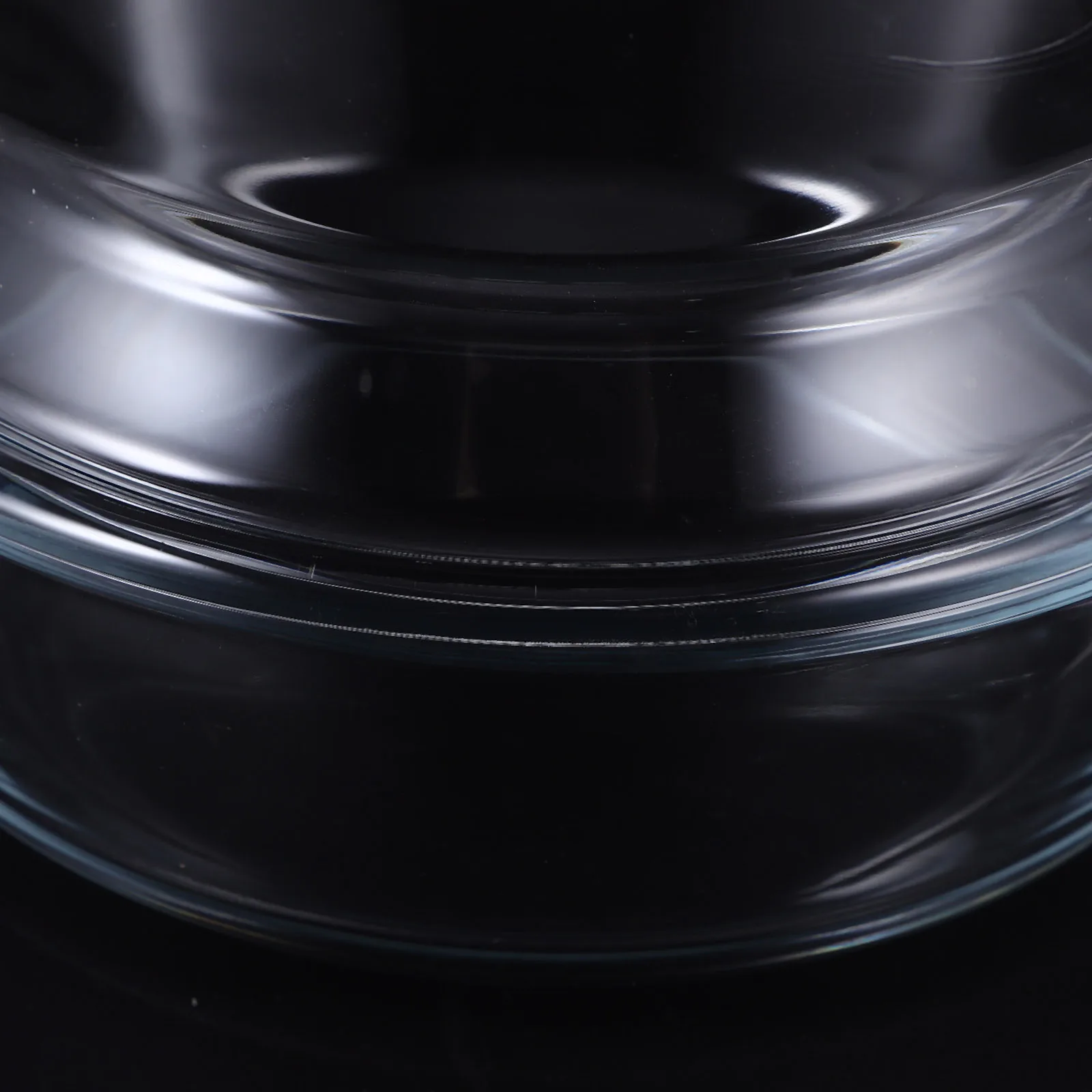 

Round Glass Casserole Dish Microwave Oven Safe Heat Resistant Clear Covered Stew Bowl for Home Kitchen Cookware Use