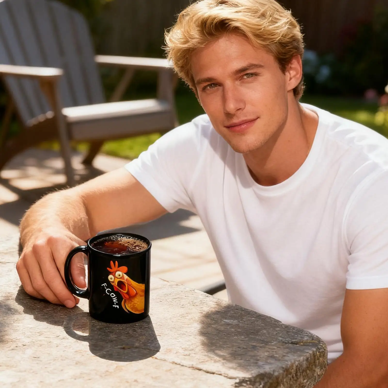 

Novelty Coffee Mugs 350ml Chicken Desk Decor Water Coffee Cups Novelty Mugs For Women Birthday Christmas Home Office School Dorm