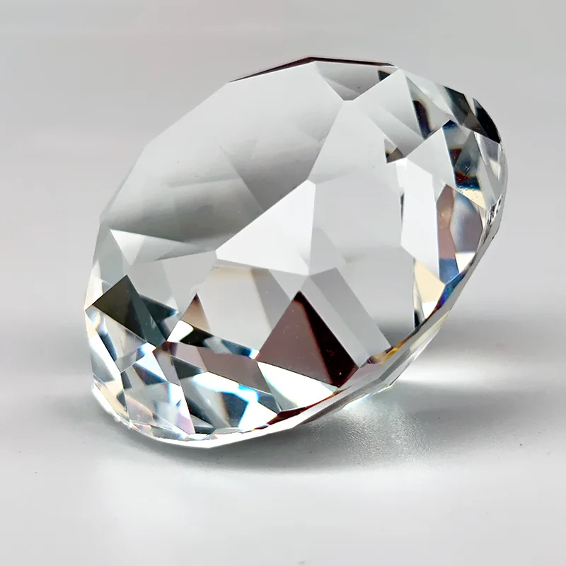 1PC Clear Crystal Big Glass Diamond Party Large Romantic Diamond Decoration Proposal Home Decoration Ornaments Crafts Gifts