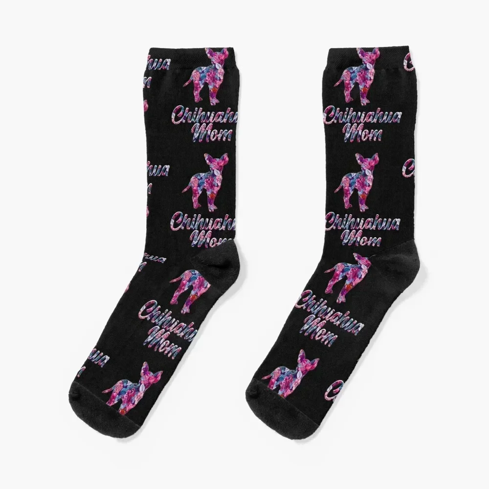 

Chihuahua Mom GIFT Socks anti slip football christmas stocking sports and leisure Socks Women Men's