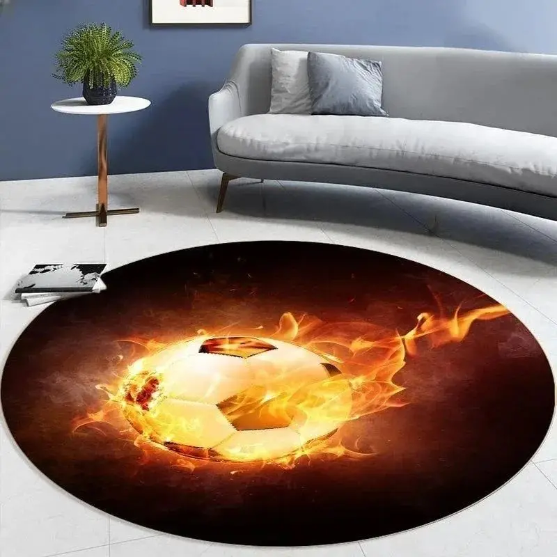 

​VIKAMA Soccer Carpet Non-Slip Living Room Bedroom Carpet Home Room Decoration Can Absorb Small Carpet​