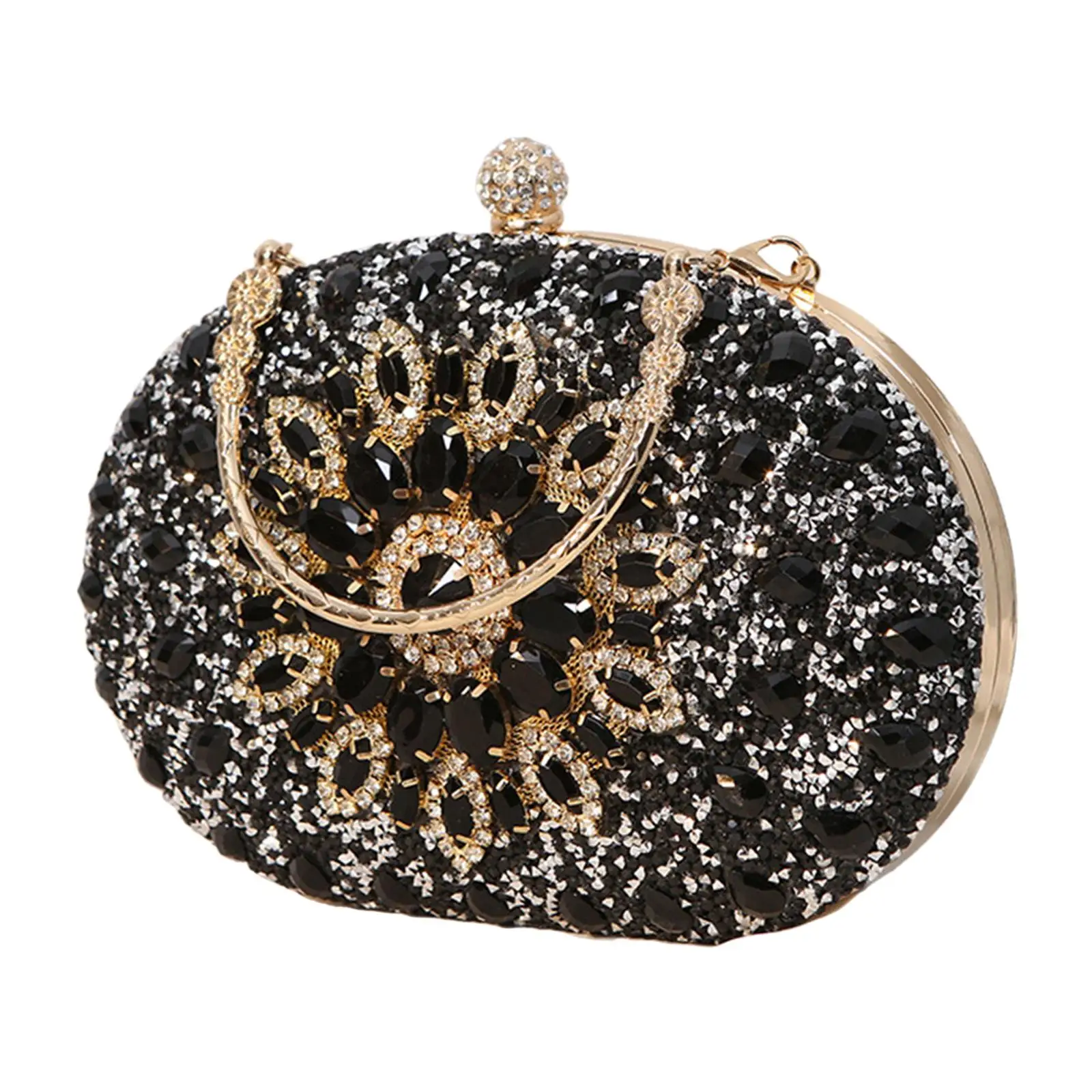 محفظة فاخرة بيضاوية الشكل للسيدات من البولي يوريثان على الشاطئ وأعياد الميلاد وحفلات الصيف وحقائب اليد المصممة للفتيات