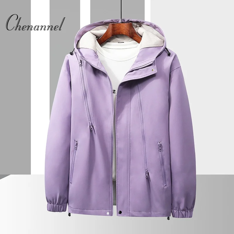 

Пуховик с несколькими молниями, весенне-осенняя спортивная ветрозащитная и водонепроницаемая функциональная рабочая куртка на открытом воздухе, модное пальто