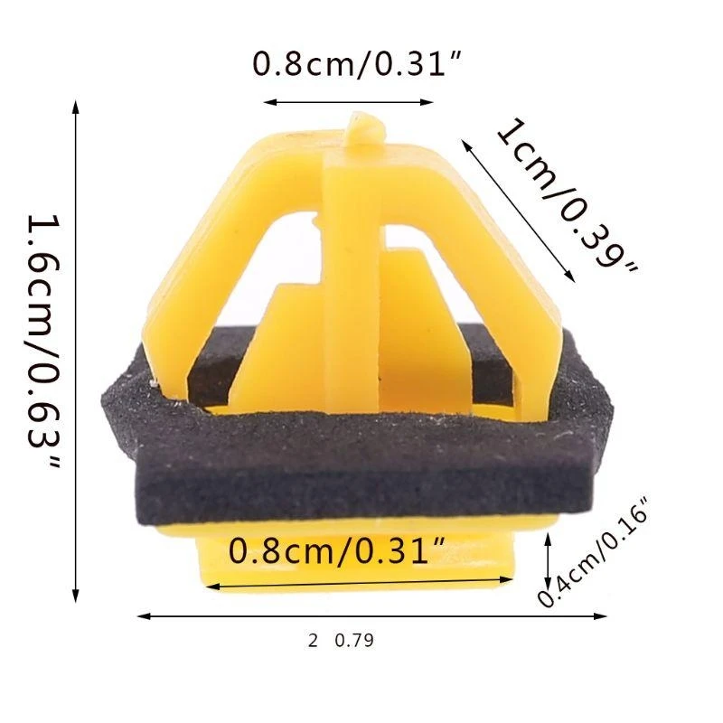 

50 Pcs Door Guard Plate Clip For Hyundai Cerato Sportage Seahorse