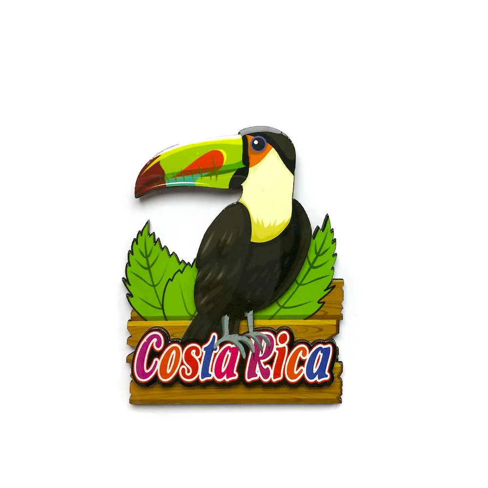 

3D Resin Fridge Magnet - Toucan from Costa Rica - Durable and Stylish Home Decor