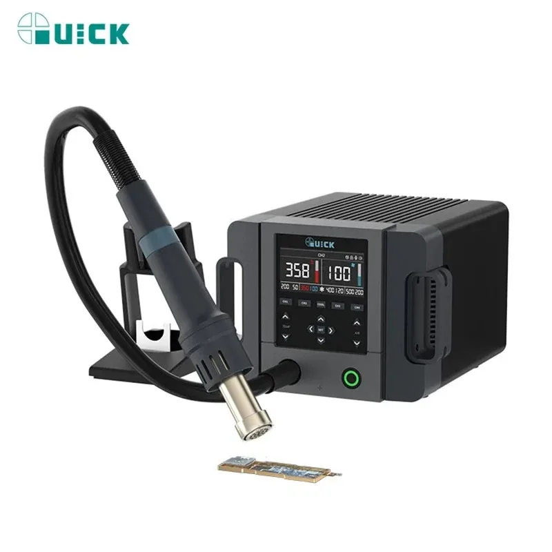 QUICK 861 Pro Hot Air Desoldering Station High Power 1300W Auto High Air Volume Cooling Hibernation FOR IC Chip Welding Repair