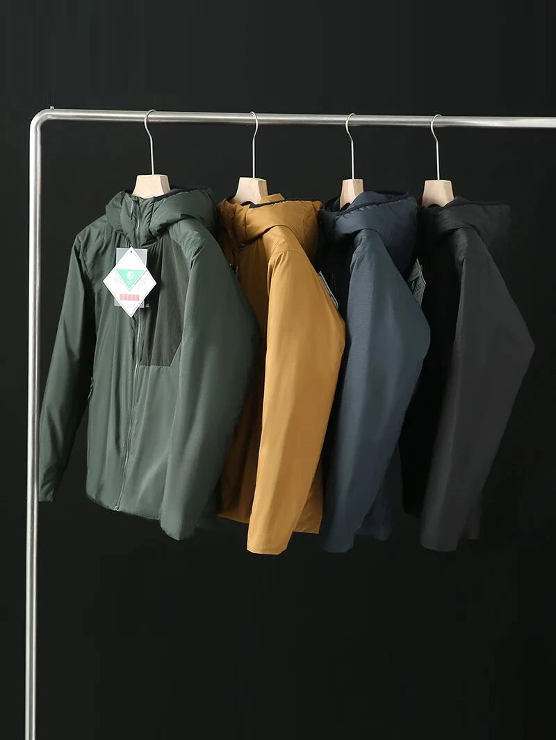 

Мужская зимняя куртка Aphene с капюшоном, хлопковая, ветрозащитная, морозостойкая, теплая, легкая, из хлопковой ткани