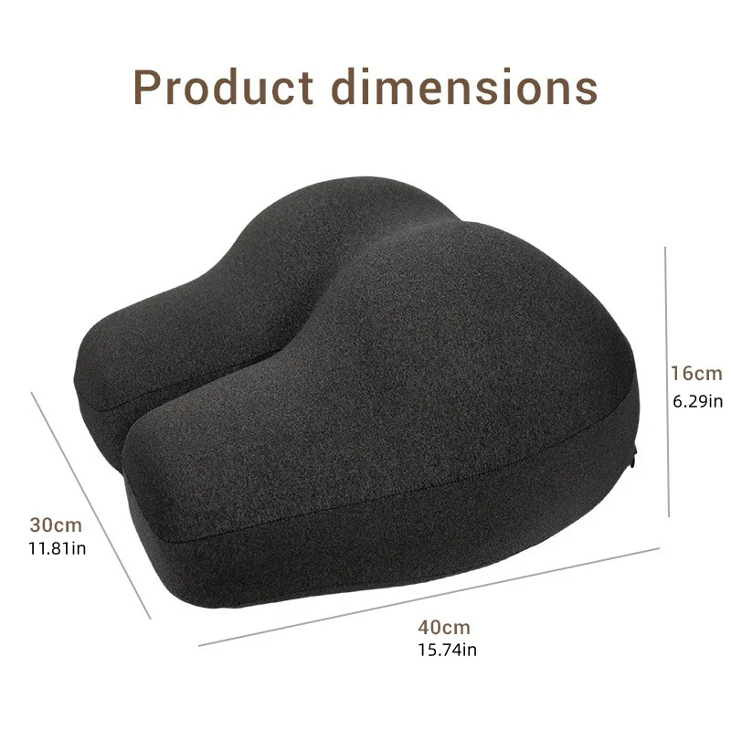 Ergonomic Hip Shape Bolster Pillow Multi-Functional Tummy Sleeping Cushion for Stomach Side Back Sleepers Desk Nap Rest Pillow