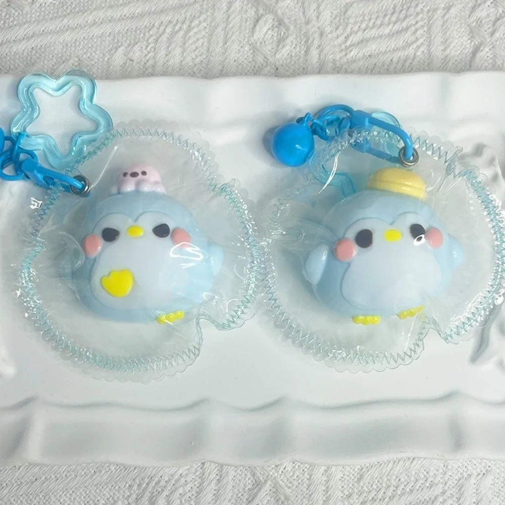 Slow Rising Penguin Squeeze Silicone Material Cream Mud Feel Penguin Squishy Compact Size Soft Texture Penguin Fidget