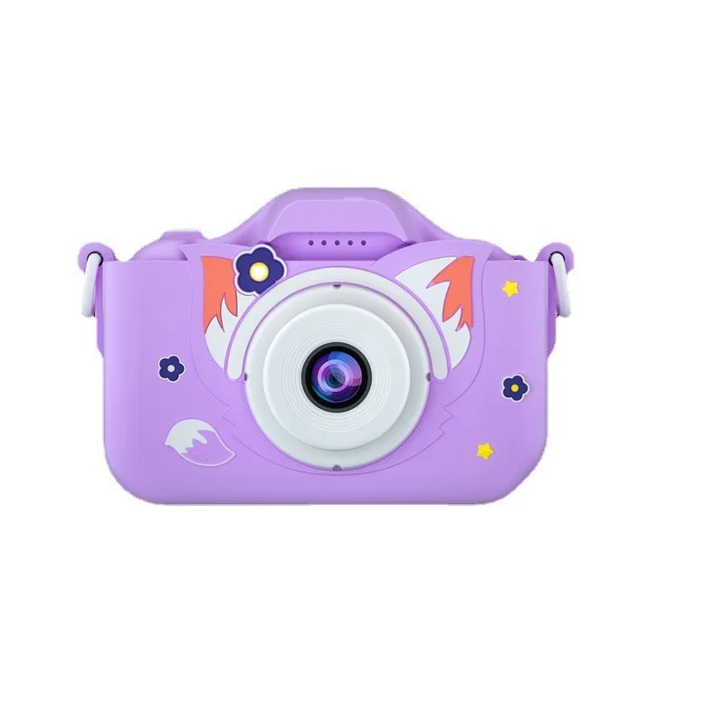 Kids Camera Video Recorder 2000 Pixel Cute Cartoon Digicam Children\'s Toys HD Dual Camera 600mAh Educational Toy For Girl Boy