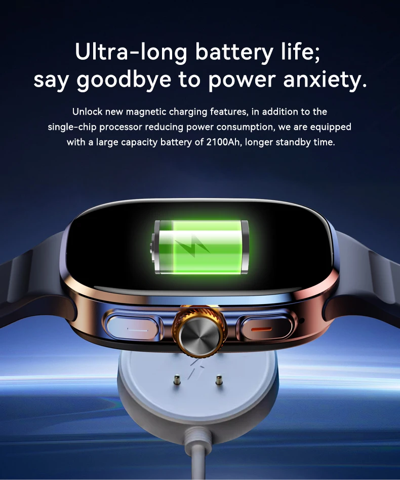 5G/4G Globales Netzwerk Smartwatch 2,4" AMOLED 2100mAh Akku 8GB+128GB Speicher Android APP-Download Gesundheitsüberwachung NFC-Uhr – Detail 20