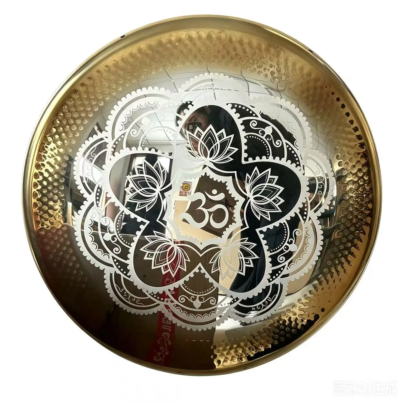 Arborea Sound Healing Gongs-Customized Nickel Alloy Gong OM Mirror Gong 18\