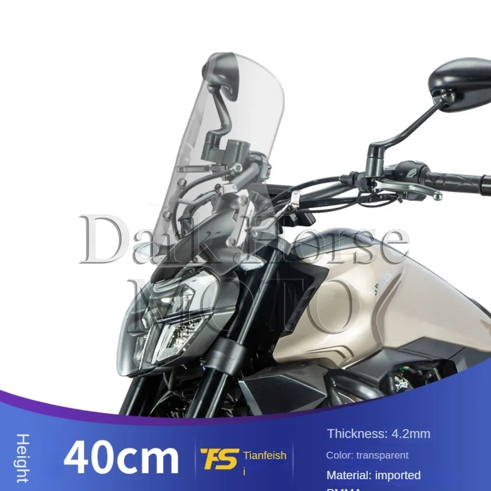 Motorcycle Heightened Windshield 310V Front Windshield Widened Front Windshield Chest Protector FOR ZONTES ZT350/V1 350 V1 310/V