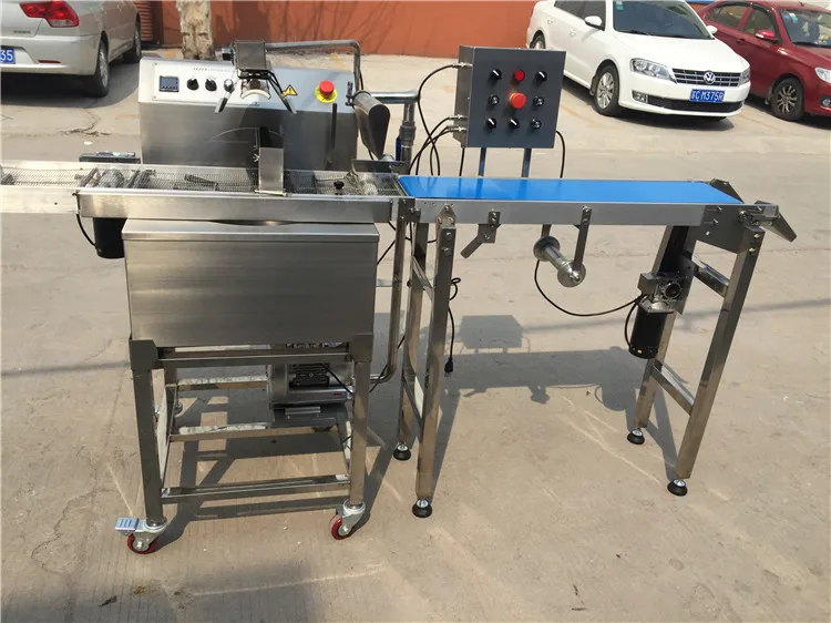 Chocolate drop chips making depositor machine /candy chocolate enrobing machine Chocolate coating machine