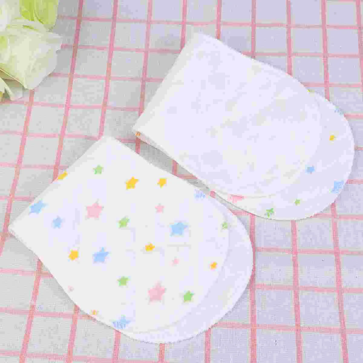 

25pcs Infant Cloth Diapers Peanut Shaped 3-layer Insert Baby Nappy Use Water Absorbent Breathable Diaper( Pattern Size