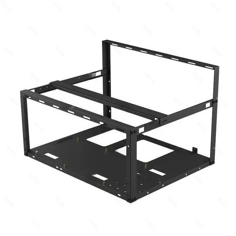 Mining machine rack dual CPU EATX chassis can be installed with a framework bracket for AI supercomputing