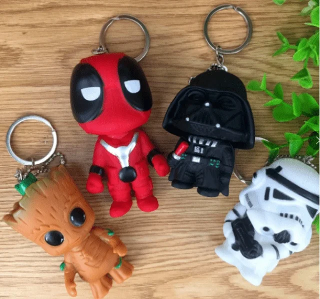 Guardians of the Galaxy and Star Wars 6keyrings, Gift, love,family,friendship,celebration,fun,Joke, Cute ,Ships from Turkey