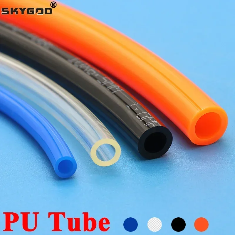 1~10m PU Hose Pneumatic Tube Air Hose Polyurethane Pipe 3mm 4mm 6mm 8mm 10mm 12mm 14mm 16mm 18mm 20mm Air Component Hose