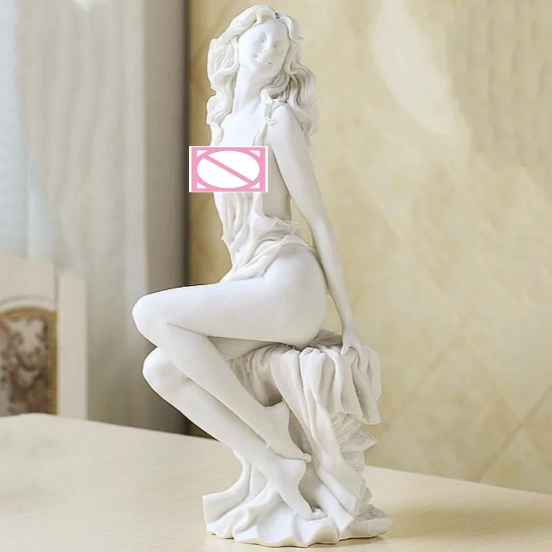 

Art Deco Sculpture Abstract Sexy beautiful girl Figure belle Resin Statue