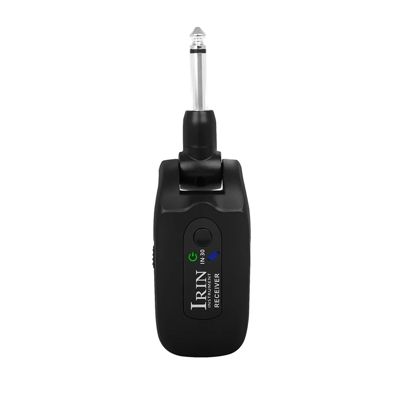 

IRIN 1Set Guitar Wireless Transmitter Receiver Audio Transmission Receiver Transmitter Guitar Pickup Black